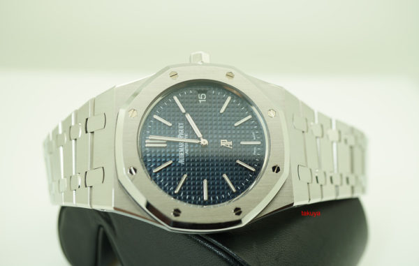 Audemars PIGUET ROYAL OAK JUMBO ULTRA THIN 15202ST BLUE DIAL I SERIES FULL SET