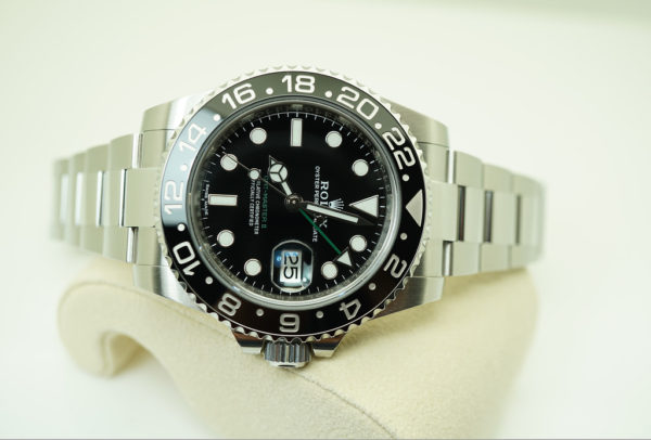 Rolex 116710LN GMT MASTER II CERAMIC BEZEL RANDOM SERIAL 2018 WARRANTY FULL SET