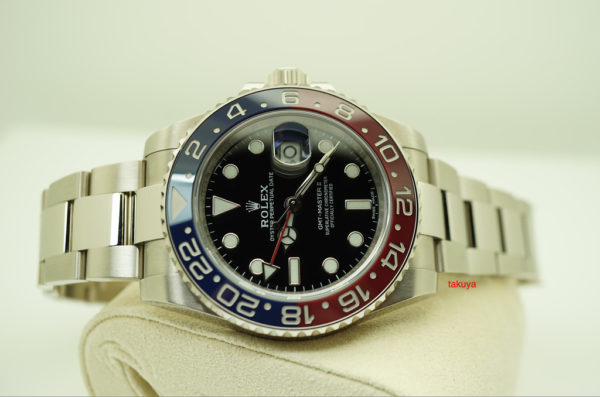 Rolex 116719BLRO 18K WG GMT MASTER II PEPSI RED BLUE 2018 WARRANTY FULL SET