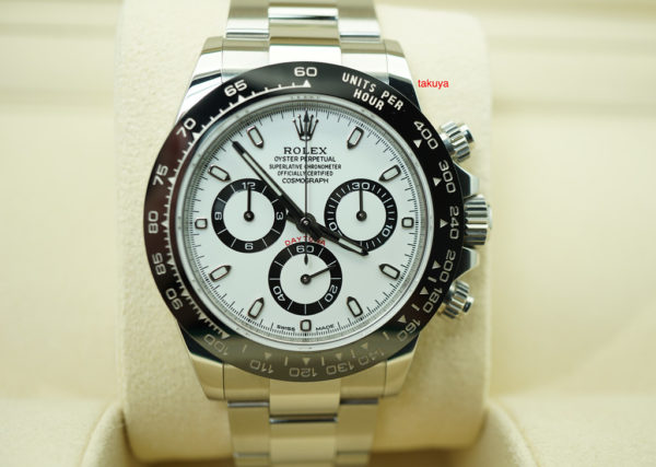 Rolex 116500 COSMOGRAPH DAYTONA CERAMIC BEZEL WHITE DIAL 2019 WARRANTY FULL SET