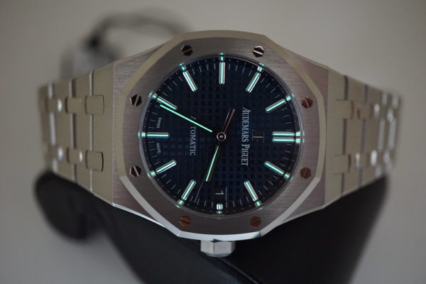 Audemars PIGUET ROYAL OAK 15450ST BLUE DIAL 37MM K SERIES 2019 FULL SET