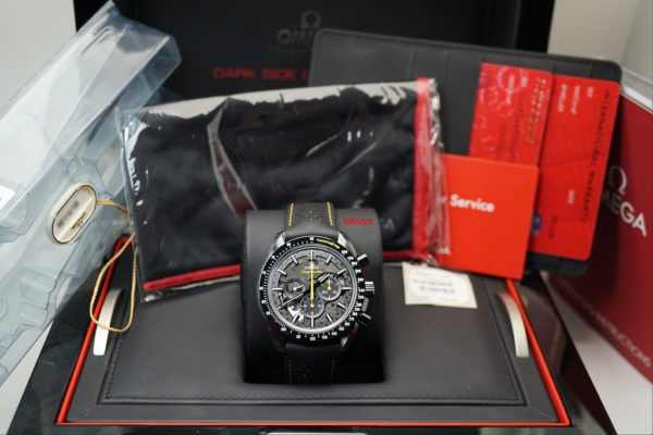 BRAND NEW Omega SPEEDMASTER MOONWATCH APOLLO 8 Dark Side Of The Moon COMPLETE SET