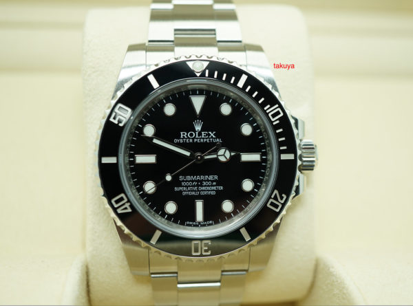 Rolex 114060 SUBMARINER CERAMIC NO DATE RANDOM SERIAL WARRANTY FULL SET