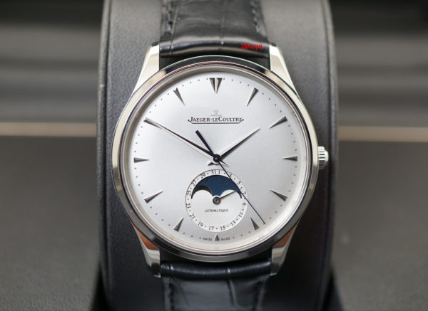 Jaeger-LeCoultre MASTER ULTRA THIN MOON SILVER DIAL 39MM Q1368420 WARRANTY FULL SET