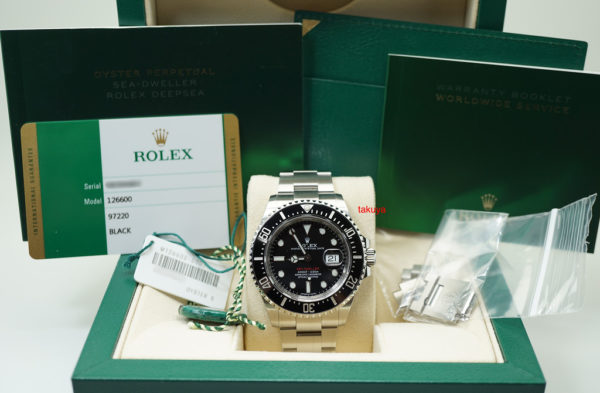 Rolex 126600 SEA-DWELLER 43 RED TEXT 50TH ANNIVERSARY MK1 DIAL 2018 FULL SET