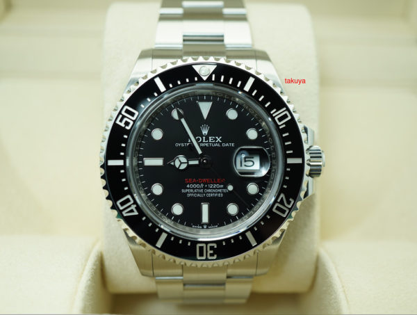 Rolex 126600 SEA-DWELLER 43 CYCLOP RED TEXT 50TH ANNIVERSARY WARRANTY FULL SET