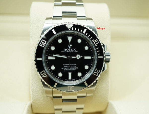 Rolex 114060 SUBMARINER CERAMIC NO DATE RANDOM SERIAL WARRANTY FULL SET