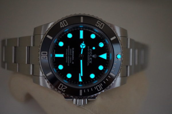 Rolex 114060 SUBMARINER CERAMIC NO DATE RANDOM SERIAL 2019 WARRANTY FULL SET