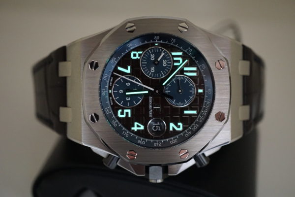 BRAND NEW Audemars PIGUET ROYAL OAK OFFSHORE CIGAR BROWN DIAL 42MM 26470ST FULL SET