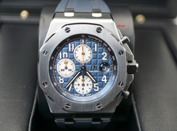 Audemars PIGUET ROYAL OAK OFFSHORE NAVY BLUE DIAL 26470ST 42MM WARRANTY FULL SET