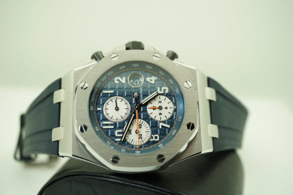 Audemars PIGUET ROYAL OAK OFFSHORE NAVY BLUE DIAL 26470ST 42MM WARRANTY FULL SET