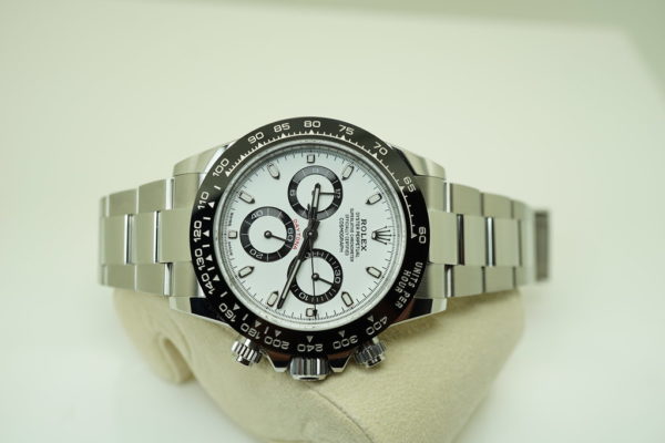 MINT Rolex 116500 COSMOGRAPH DAYTONA CERAMIC BEZEL WHITE DIAL WARRANTY FULL SET