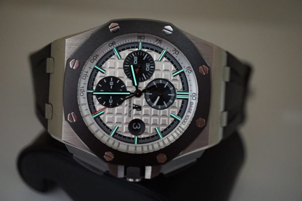 Audemars PIGUET ROYAL OAK OFFSHORE STEEL 26400SO PANDA 44MM H SERIES SERVICED FULL SET