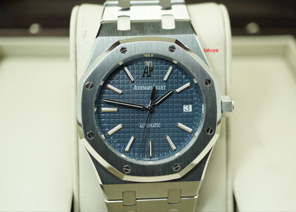 Audemars PIGUET ROYAL OAK 15300 STEEL BLUE DIAL 39MM G SERIES SERVICED WARRANTY