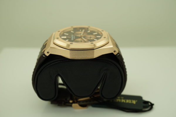 BRAND NEW Audemars PIGUET ROYAL OAK CHRONOGRAPH PINK GOLD BROWN DIAL 26331OR FULL SET