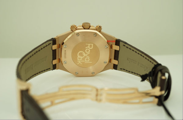 BRAND NEW Audemars PIGUET ROYAL OAK CHRONOGRAPH PINK GOLD BROWN DIAL 26331OR FULL SET