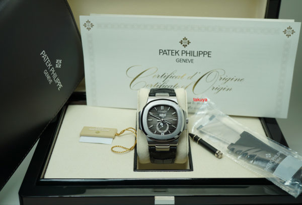 NEW Patek PHILIPPE 5726A NAUTILUS ANNUAL CALENDAR GREY DIAL 2019 COMPLETE SET