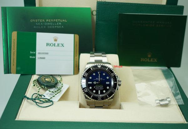 MINT Rolex 126660 DEEPSEA D-BLUE DIAL JAMES CAMERON NEW MODEL 2019 FULL SET