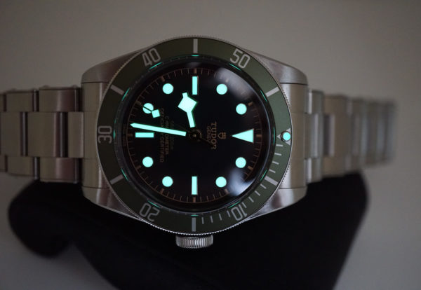 MINT Tudor 79230G HARRODS EDITION BLACK BAY GREEN BEZEL WARRANTY FULL SET