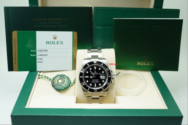 BRAND NEW Rolex 116610LN SUBMARINER CERAMIC DATE SS RANDOM SERIAL 2019 FULL SET