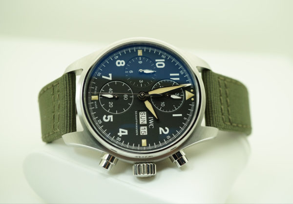 Iwc PILOT CHRONOGRAPH SPITFIRE IW387901 2019 WARRANTY FULL SET