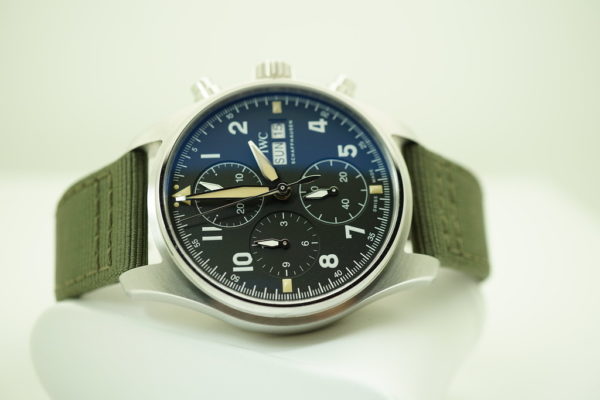 Iwc PILOT CHRONOGRAPH SPITFIRE IW387901 2019 WARRANTY FULL SET