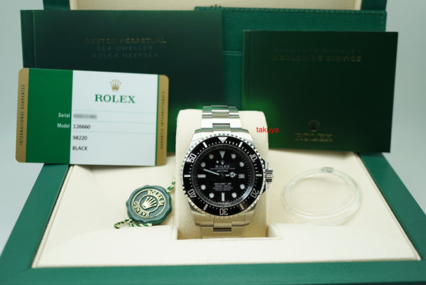 Brand New Rolex 126660 DEEPSEA DSSD BLACK DIAL NEW MODEL 2019 COMPLETE SET