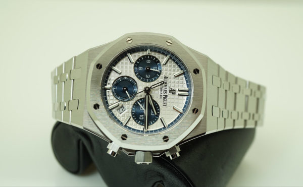 Audemars PIGUET ROYAL OAK CHRONOGRAPH 38MM 26315ST SILVER & BLUE DIAL 2019 MODEL FULL SET