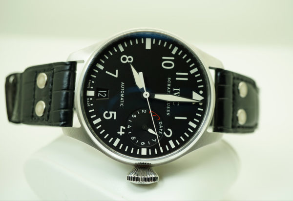 IWC 5004 BIG PILOT's WATCH STAINLESS STEEL BLACK DIAL IW500401 COMPLETE SET