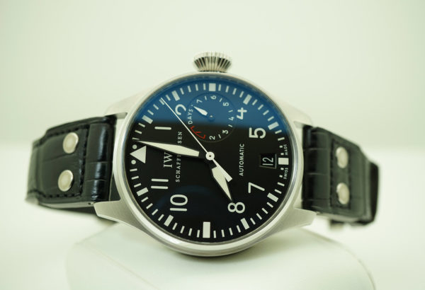 IWC 5004 BIG PILOT's WATCH STAINLESS STEEL BLACK DIAL IW500401 COMPLETE SET
