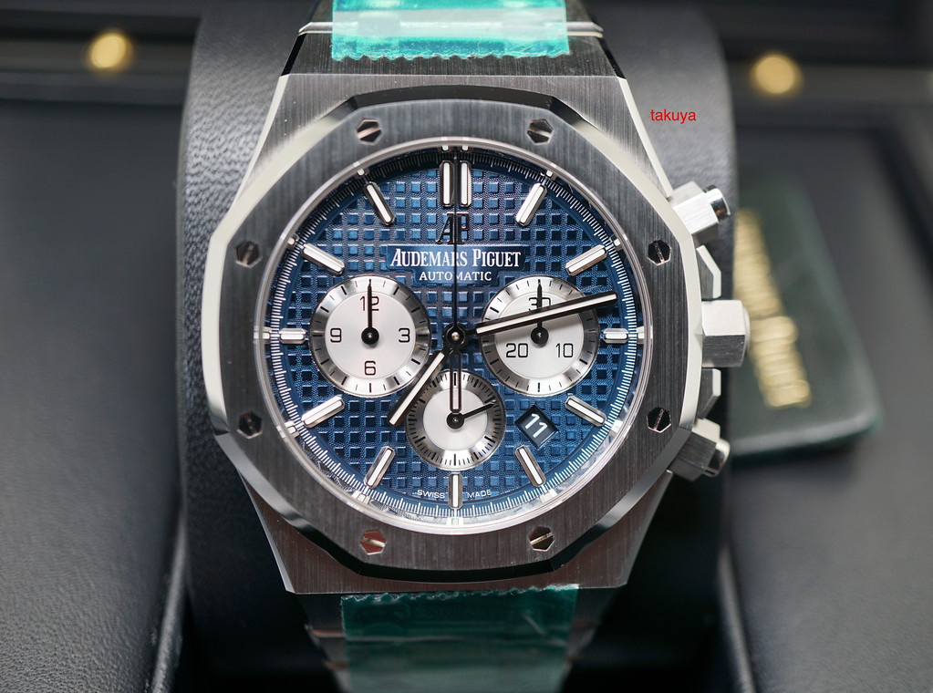Brand New Audemars Piguet Royal Oak Chrono st Blue Dial 19 Sealed Complete Set Takuya Watches Brand New Audemars Piguet Royal Oak Chrono st Blue Dial 19 Sealed Complete Set Takuya Watches
