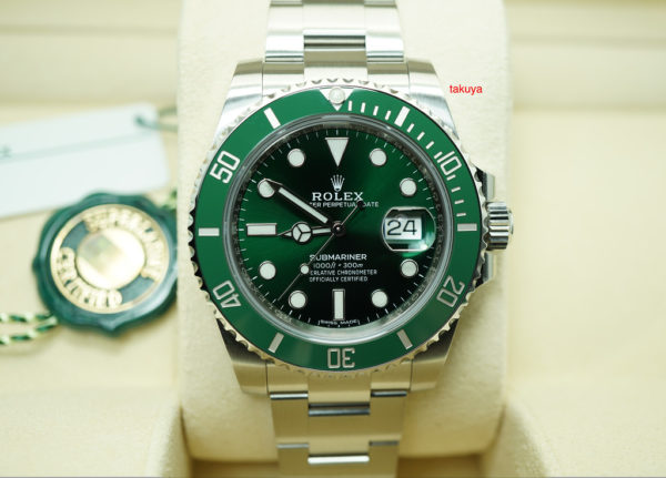 NEW Rolex 116610LV SUBMARINER CERAMIC GREEN DIAL HULK 2019 COMPLETE SET