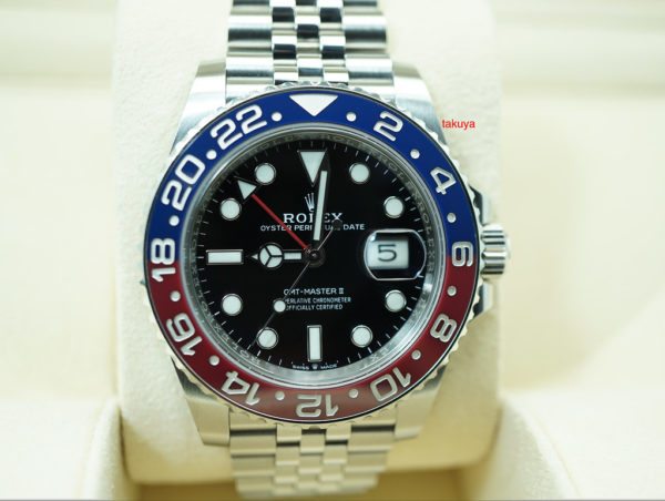 Rolex 126710BLRO PEPSI MK2 GMT MASTER 2 RED BLUE JUBILEE 2019 WARRANTY FULL SET