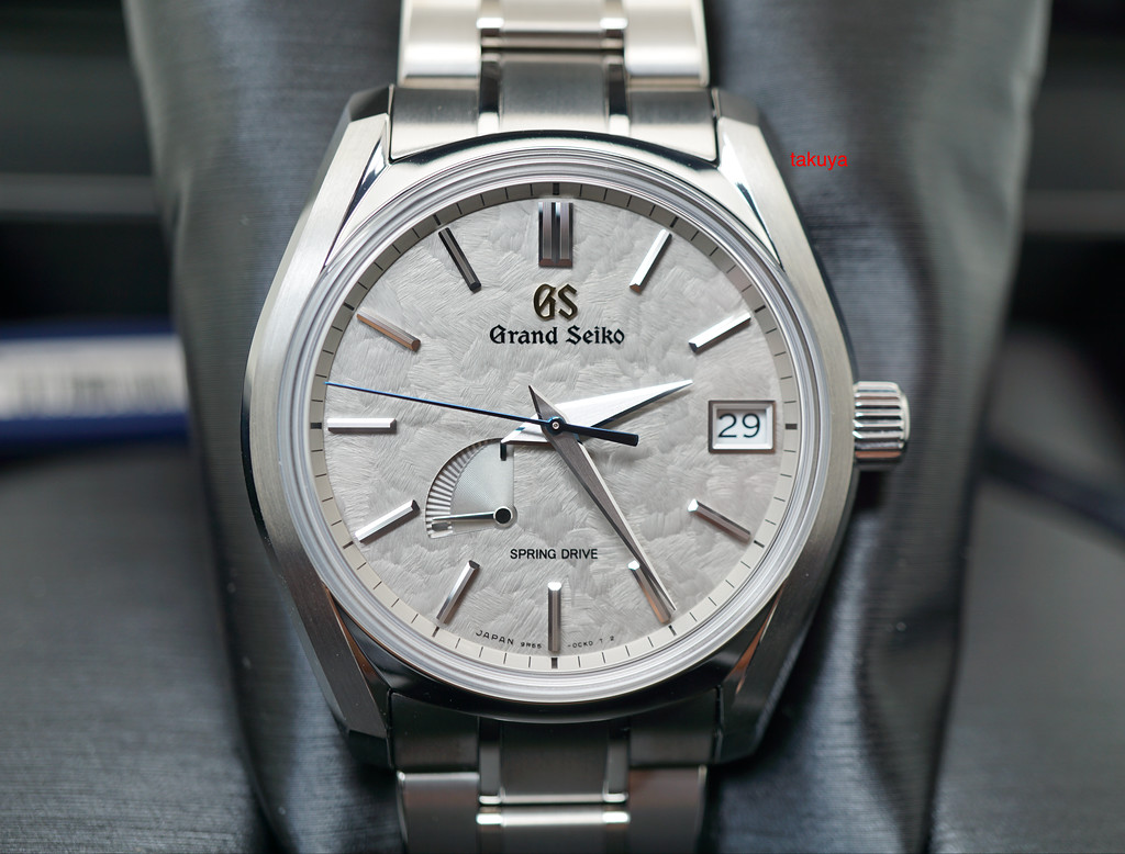 BRAND NEW 2019 Grand Seiko SPRING DRIVE TITANIUM SBGA415 Deep Snow of Winter  FULL SET - Takuya Watches