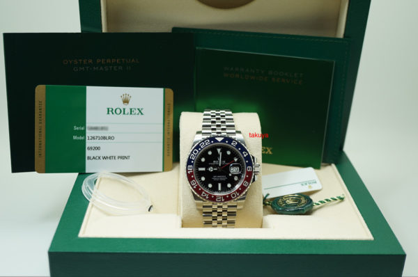 BRAND NEW Rolex 126710BLRO PEPSI MK3 GMT MASTER 2 RED BLUE JUBILEE 2019 COMPLETE SET