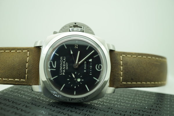 Panerai PAM 233 I SERIES DOT DIAL 1950 LUMINOR 8 DAYS GMT 44MM SERVICED COMPLETE SET