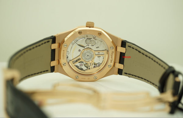 BRAND NEW Audemars PIGUET ROYAL OAK 15500OR ROSE GOLD BLACK DIAL 41MM 2019 FULL SET