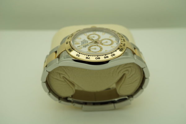 Rolex 116503 DAYTONA TWO TONE YELLOW GOLD STEEL WHITE DIAL 2019 WARRANTY FULL SET