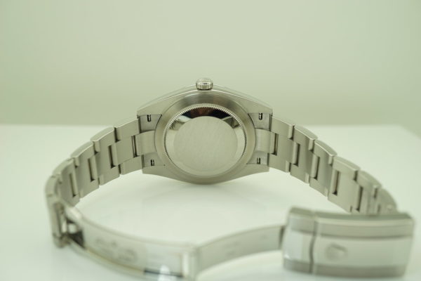 Rolex 126300 DATEJUST 41 STEEL BLUE STICK DIAL OYSTER BAND WARRANTY FULL SET