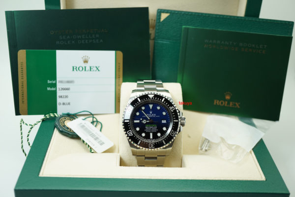 MINT Rolex 126660 DEEPSEA D-BLUE DIAL JAMES CAMERON NEW MODEL 2019 FULL SET