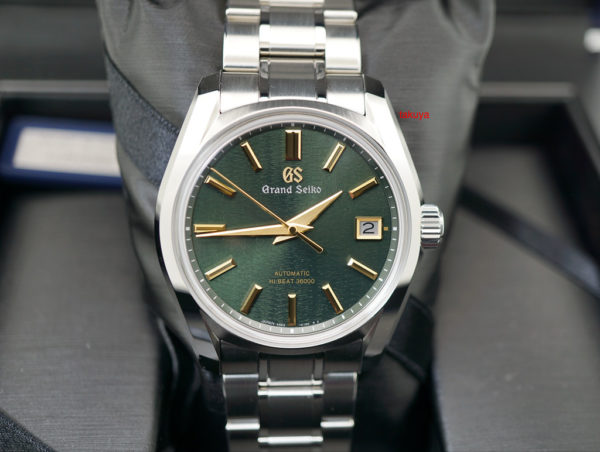 BRAND NEW 2019 GRAND SEIKO Four Seasons Summer HI-BEAT SBGH271 GREEN DIAL FULL SET