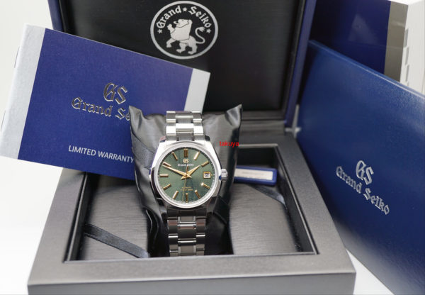 BRAND NEW 2019 GRAND SEIKO Four Seasons Summer HI-BEAT SBGH271 GREEN DIAL FULL SET