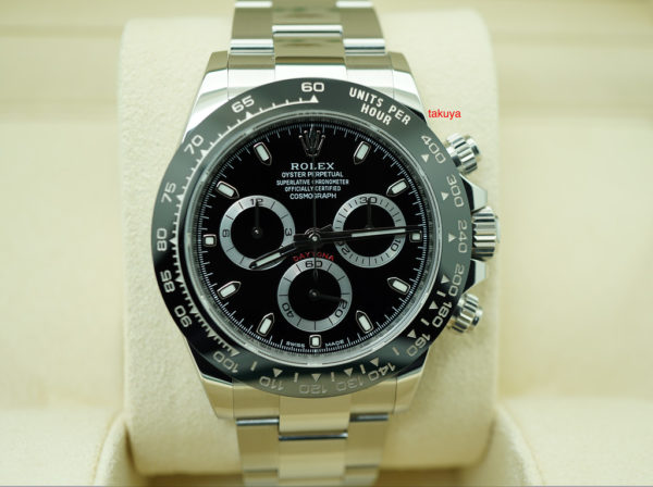 Rolex 116500 COSMOGRAPH DAYTONA CERAMIC BEZEL BLACK DIAL 2018 WARRANTY FULL SET