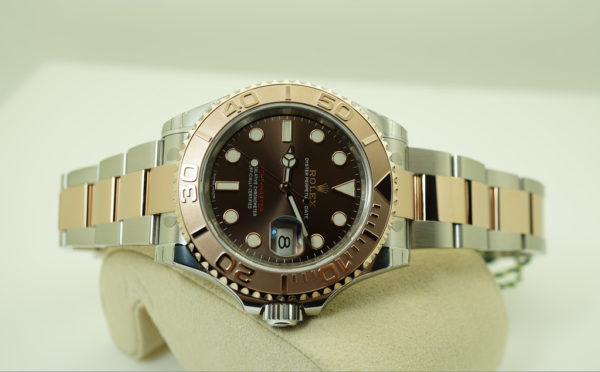 BRAND NEW Rolex 116621 YACHTMASTER ROSE GOLD STEEL CHOCOLATE DIAL 40MM 2019 FULL SET