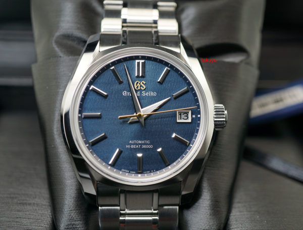 BRAND NEW 2019 GRAND SEIKO Four Seasons Fall HI-BEAT SBGH273 DARK BLUE DIAL FULL SET