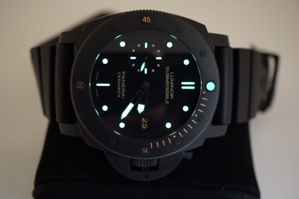 Panerai PAM 508 LUMINOR SUBMERSIBLE 1950 CERAMIC SPECIAL EDTION 47MM BOXES PAPER