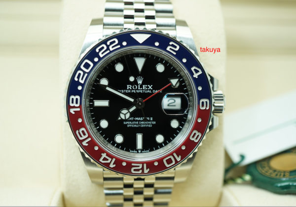 BRAND NEW Rolex 126710BLRO PEPSI MK3 GMT MASTER II RED BLUE JUBILEE 2019 COMPLETE SET