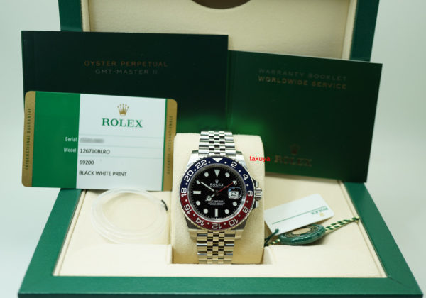 BRAND NEW Rolex 126710BLRO PEPSI MK3 GMT MASTER II RED BLUE JUBILEE 2019 COMPLETE SET