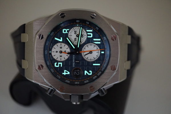 Audemars PIGUET ROYAL OAK OFFSHORE NAVY BLUE DIAL 26470ST 42MM WARRANTY FULL SET