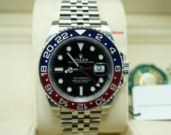 BRAND NEW Rolex 126710BLRO PEPSI GMT MASTER II RED BLUE JUBILEE 2019 COMPLETE SET